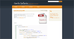 Desktop Screenshot of carlocaforio.it